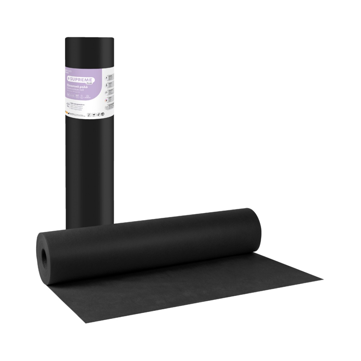 Ρολό κρεβατιού non woven Black 20gr 58cm x 70m Ρολό κρεβατιού non woven Black 20gr 58cm x 70m
