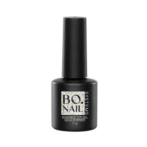 Soakable Top Gel Gold Shimmer 7ml