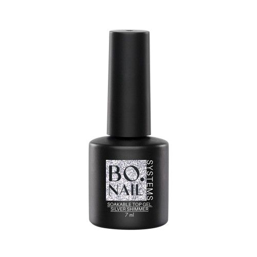 Soakable Top Gel Silver Shimmer 7ml