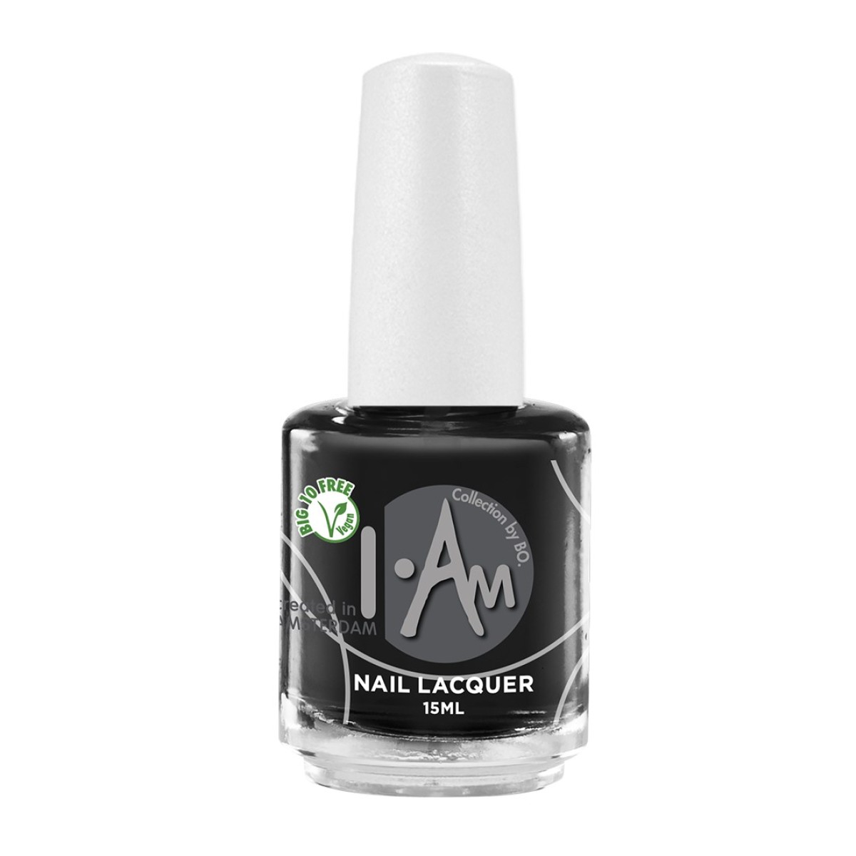 200 Pitch Black Nail Lacquer