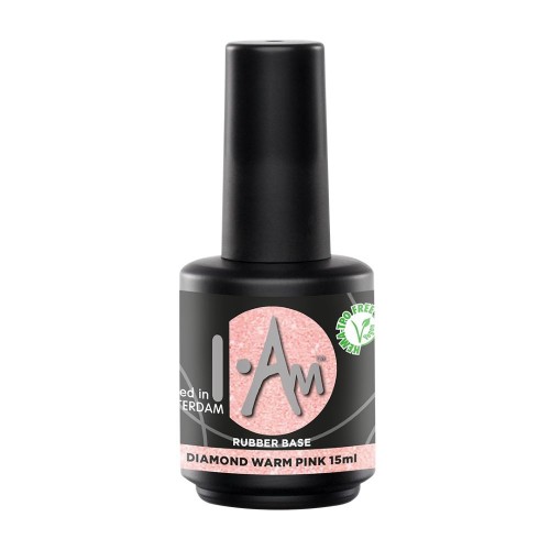 Rubber Base Diamond Warm Pink 15ml