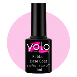 Soak Off Rubber Base  Soft  Pink 12ml