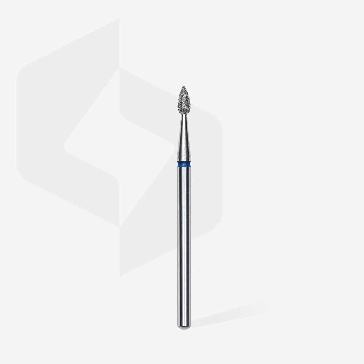DIAMOND Nail Drill Bit POINTED DROP BLUE 2.3mm/5mm