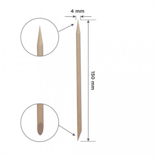 Ξυλάκια Orange Stick 150mm (100pcs)