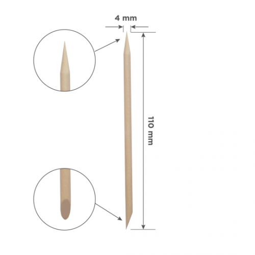 Ξυλάκια Orange Stick 110mm (100pcs)