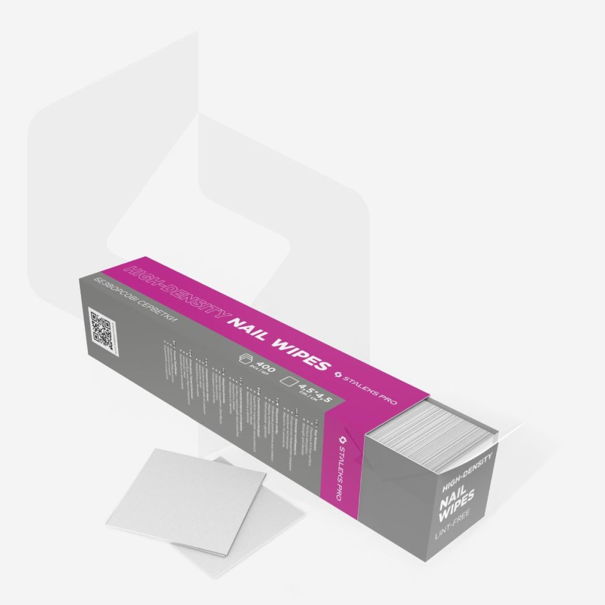 Nail Wipes Lint-Free Smart High Density 400pcs