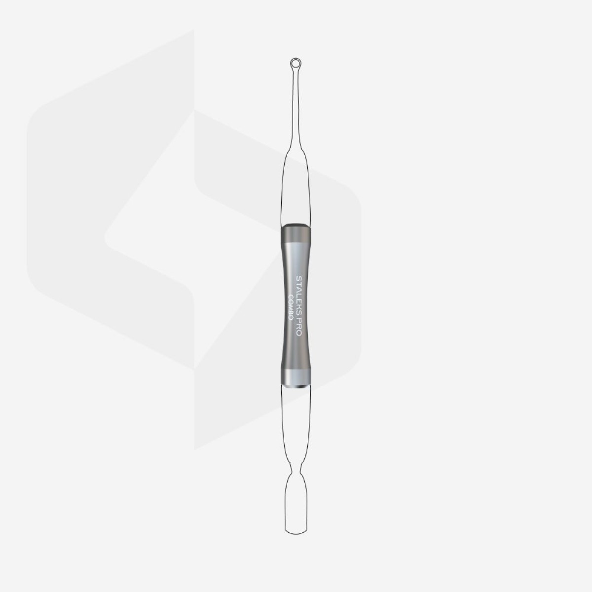 Staleks Handle of the pusher Combo UNIQ 10 - Silver