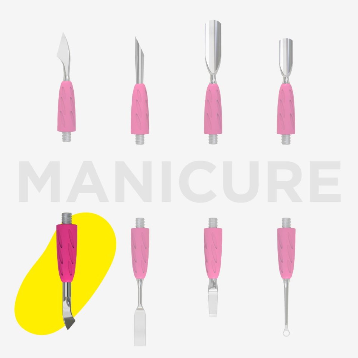 Staleks Working part of the pusher Combo UNIQ 14 bent blade